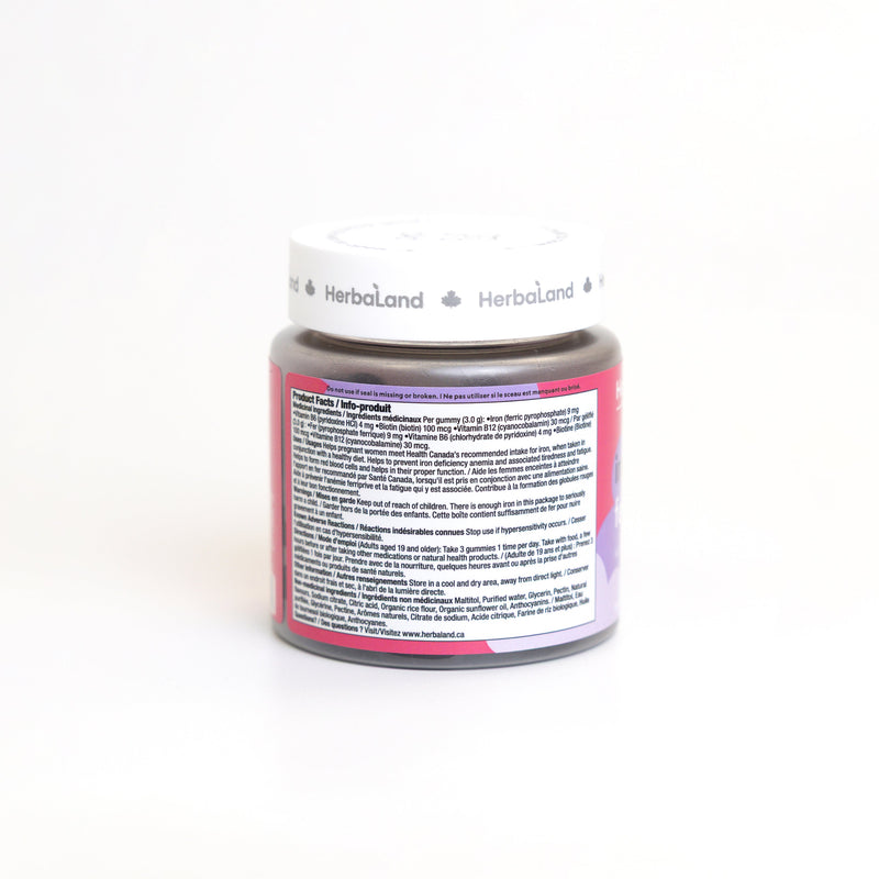 HERBALAND Iron Plus 60 Gummies