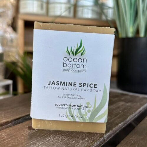 Tallow Natural Bar Soap Jasmine Spice 135g