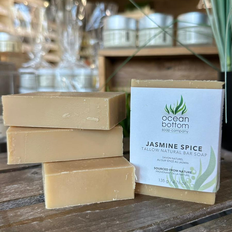Tallow Natural Bar Soap Jasmine Spice 135g