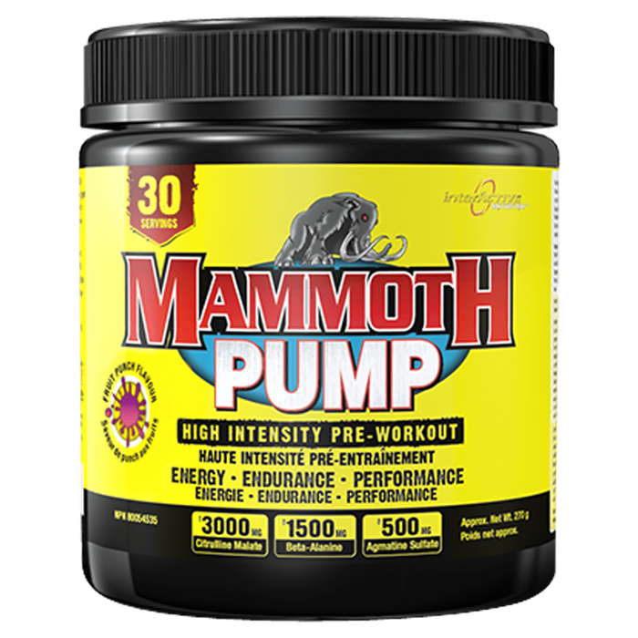 Mammoth Pump 30 Servings - Clear Raspberry – Pure Nature Nutrition Centers