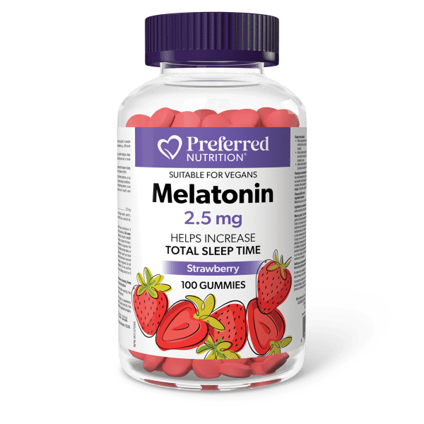 Preferred Nutrition Melatonin 2.5 mg 100 Gummies