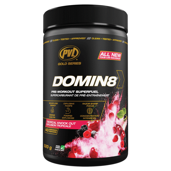 PVL Domin8 520g – Peach Mango Punch