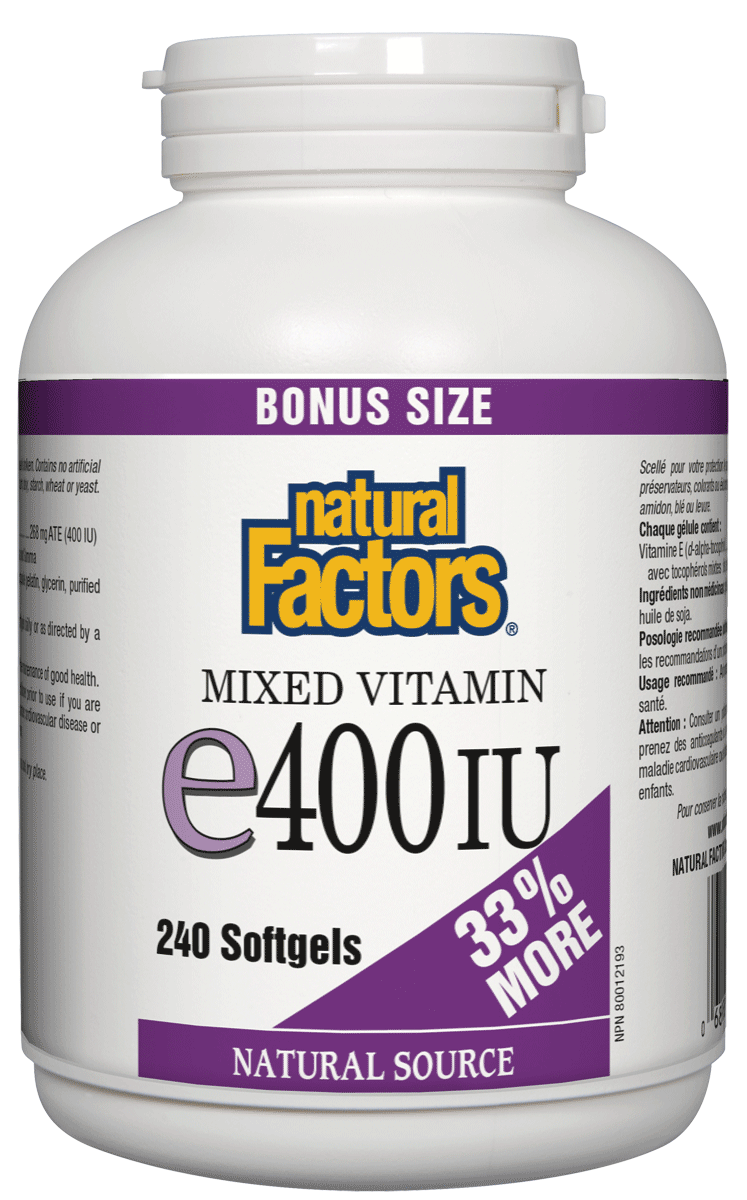 Vitamin E Mixed (d-Alpha Tocopherol) 400 Iu - 90 sftgl