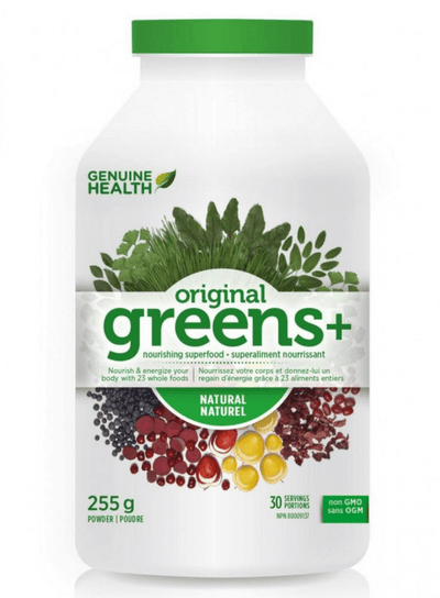Genuine Health greens+ - Unflavoured – 120c