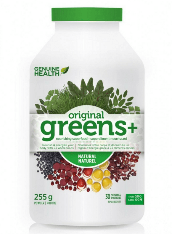 Genuine Health greens+ - Unflavoured – 120c