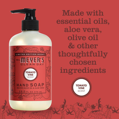 MRS. MEYER'S HAND SOAP - TOMATO VINE 370ML