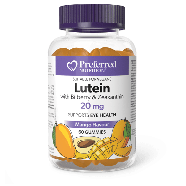 Preferred Nutrition Lutein with Bilberry & Zeaxanthin 60 Gummies
