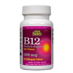 Vitamin B12 Methylcobalamin 5000mcg Chewable