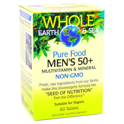 Pure Food Men's 50+ Multivitamin and Mineral