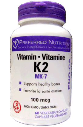 Preferred Nutrition Vitamin K2 60vcaps