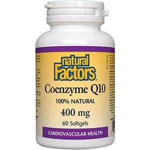 Natural Factors Coenzyme Q10 400mg