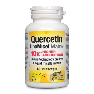 Natural Factors Quercetin LipoMicel Matrix Capsules