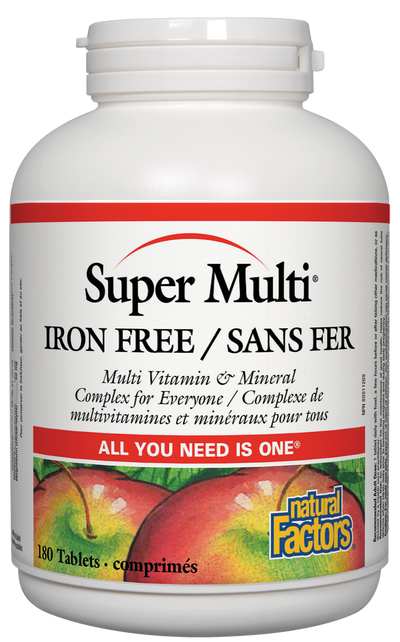 Natural Factors Super Multi® Iron Free