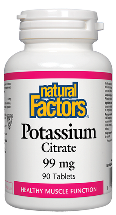 Natural Factors Potassium Citrate 99mg