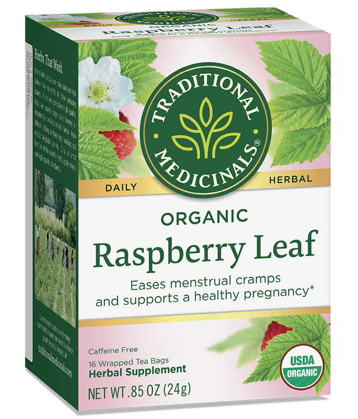 Traditional Medicinals Organic Raspberry Leaf Tea 16 Bags