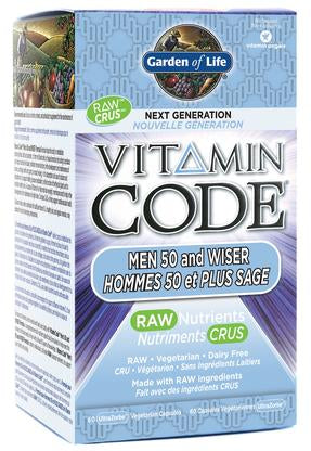 VITAMIN CODE MEN 50 AND WISER 60 VEGETARIAN CAPSULES