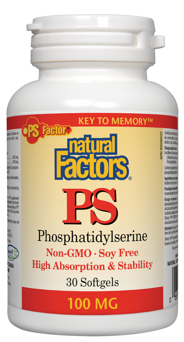 Natural Factors Phosphatidylserine  PS 100mg