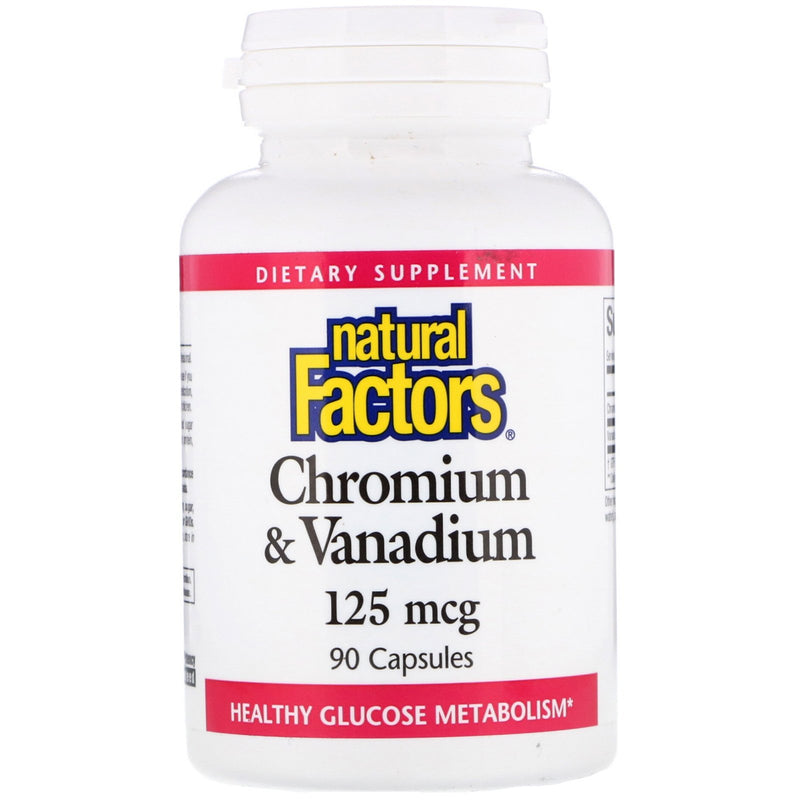 Chromium & Vanadium 100mcg/25mcg