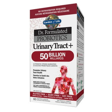 Garden of Life Dr. Formulated Probiotics Urinary Tract+ Shelf Stable 60 Veggie Capsules