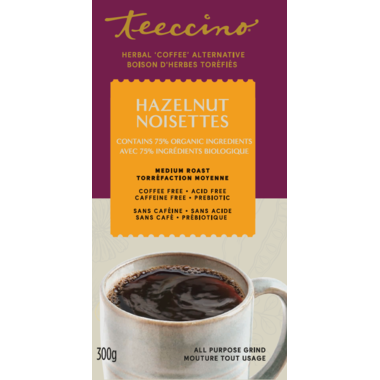 Teeccino Chicory Herbal Coffee Hazelnut  300G