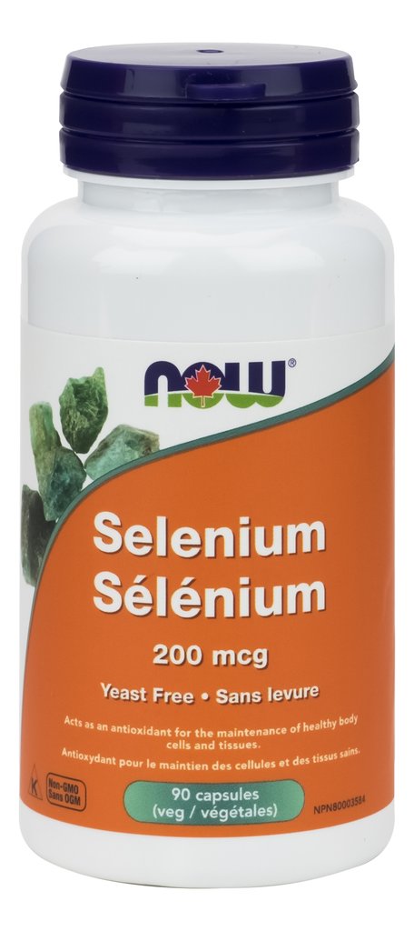 NOW Selenium 200mcg 90 v-caps
