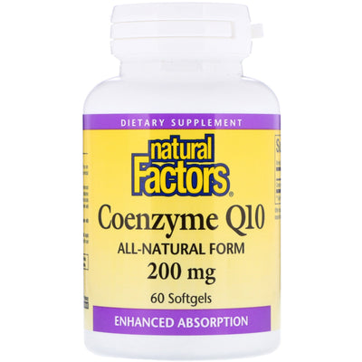 Natural Factors Coenzyme Q10 200mg