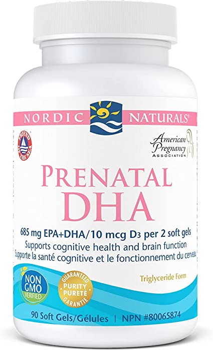 Nordic Naturals Prenatal DHA 90 Capsules