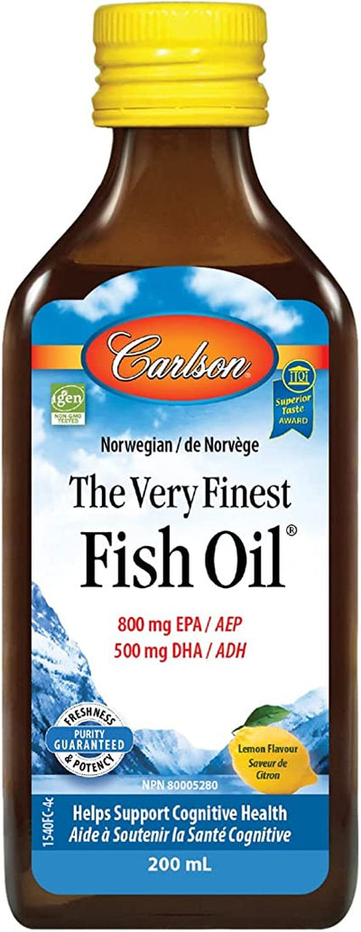 Carlson Very Finest Fish Oil Lemon