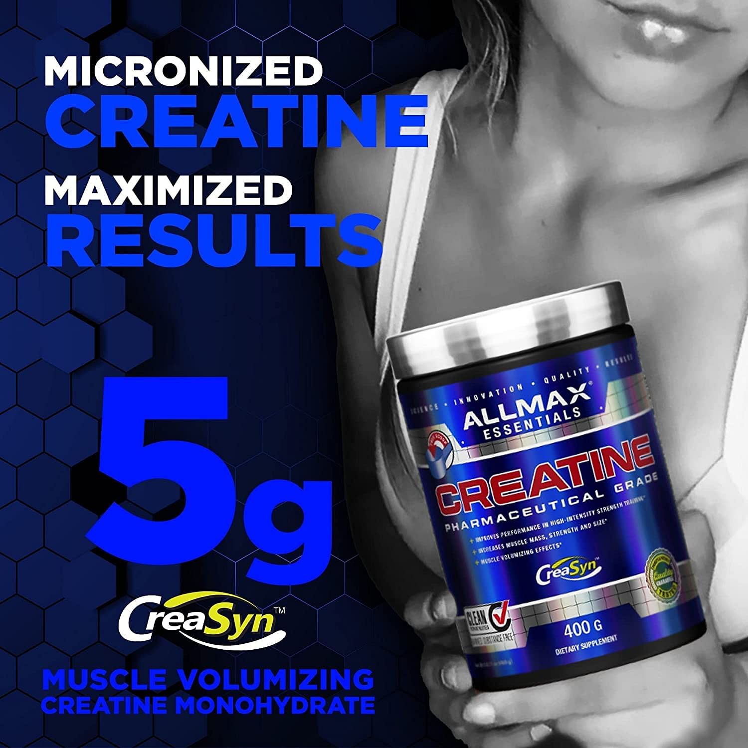 ALLMAX Nutrition Creatine - 100% Pure Micronized Creatine Monohydrate ...