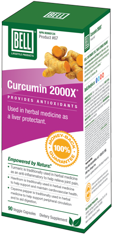 BELL Curcumin 2000X 90 Capsules – Pure Nature Nutrition Centers