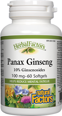 Natural Factors Panax Ginseng 100 mg