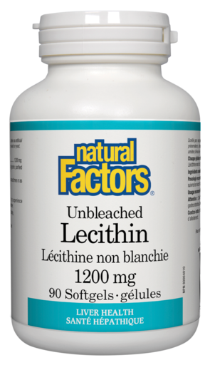 Natural Factors Unbleached Lecithin 1200mg