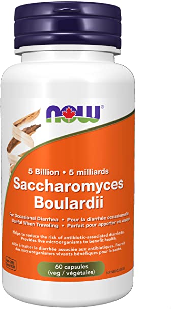 NOW Saccharomyces Boulardii 5 Billion Veg Capsules