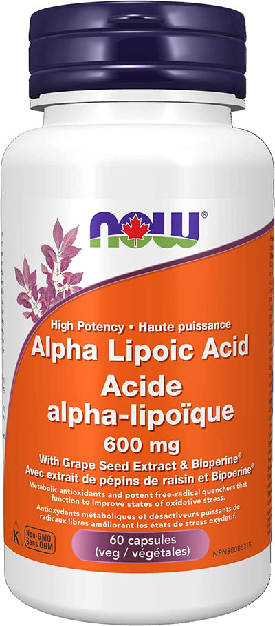 NOW Alpha Lipoic Acid 600mg