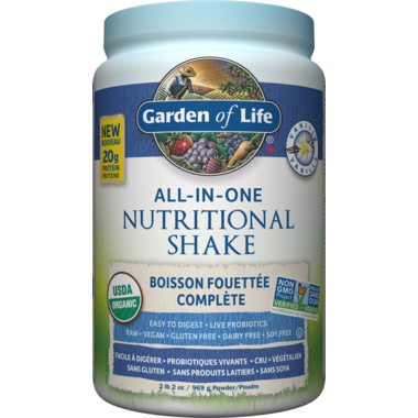 Garden of Life Raw All-In-One Nutritional Shake Vanilla 969 g