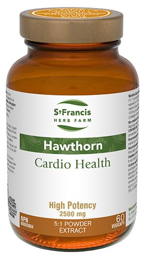 St. Francis Hawthorn Herbal Capsules 60 VegiCaps