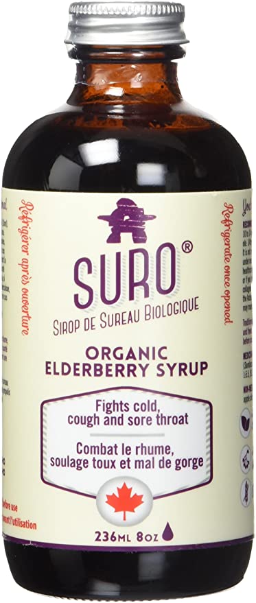 Suro Organic Elderberry Syrup Adult Formula 236 mL