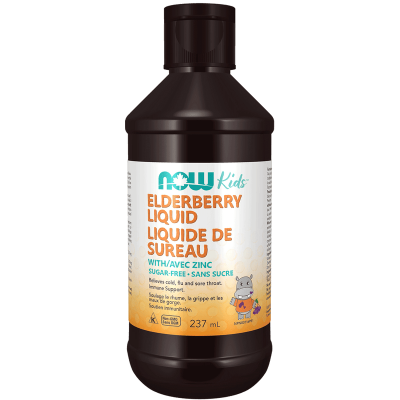 NOW Kids™ Elderberry Liquid with Zinc 237ml