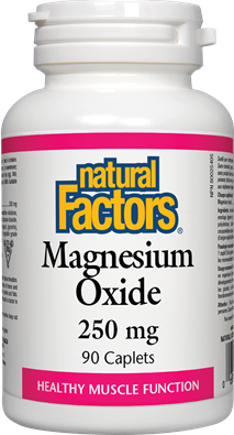 Natural Factors Magnesium Oxide 250 mg 90 Tablets