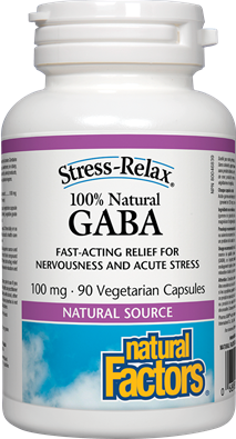 Natural Factors Stress-Relax® 100% Natural GABA 250mg 90VegiCaps