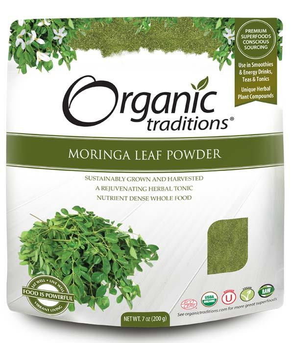 Organic Traditions Moringa Leaf Powder 200g