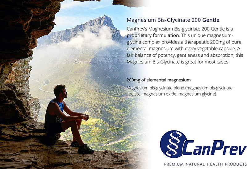 CanPrev Magnesium Bis-Glycinate 200mg