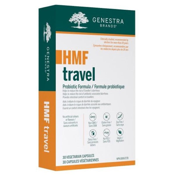 Genestra HMF Travel Probiotic Formula 30 Capsules