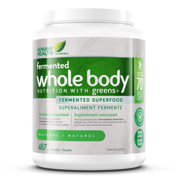 Genuine Health Greens+ Whole Body Nutrition Fermented Superfood