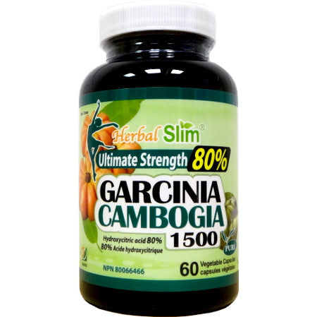 Garcinia Cambogia Extra Strength 80% - 1500mg