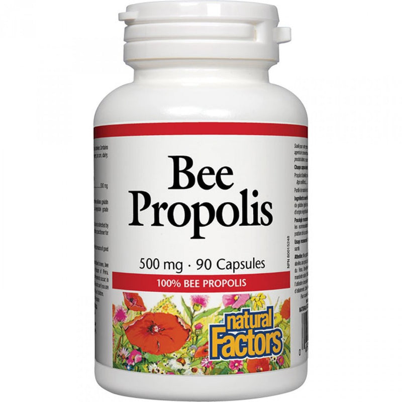 Natural Factors Bee Propolis 500 mg – 90 Capsules