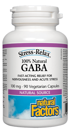 Natural Factors Stress-Relax Pharma Gaba 90 Capsules