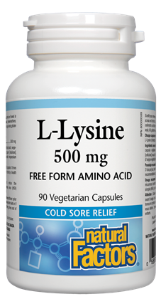 Natural Factors L-Lysine 500mg