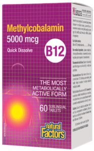 Vitamin B12 Methylcobalamin 5000mcg Chewable