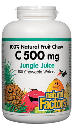 Natural Factors Vitamin C 500mg Natural Fruit Chew